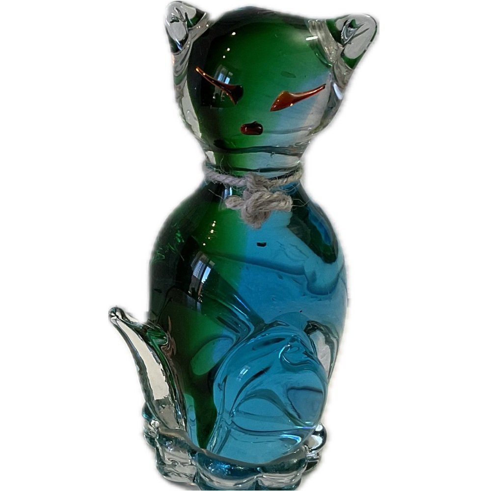 Murano Art Glass Cat